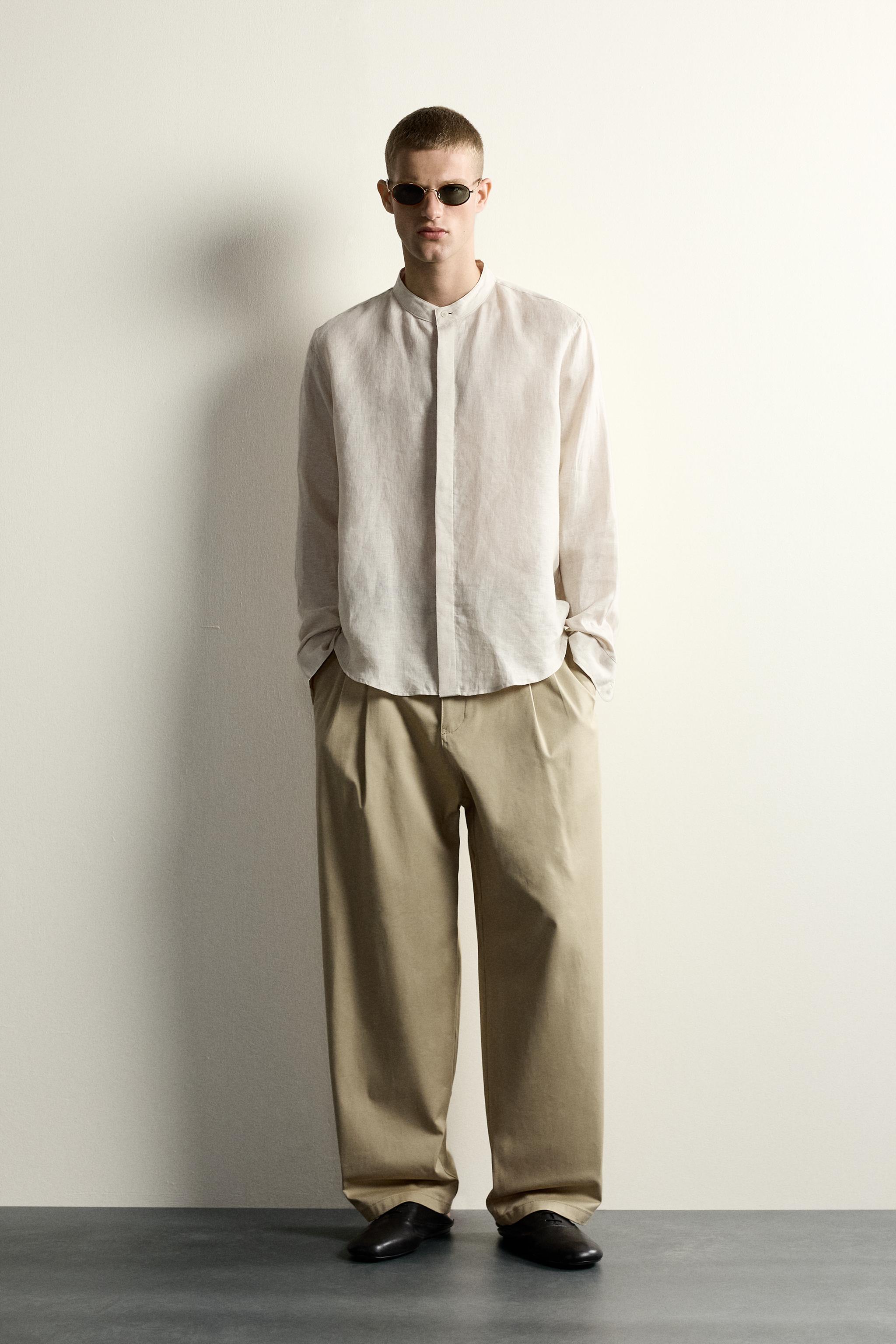 CHEMISE COUPE DÉCONTRACTÉE 100% LIN